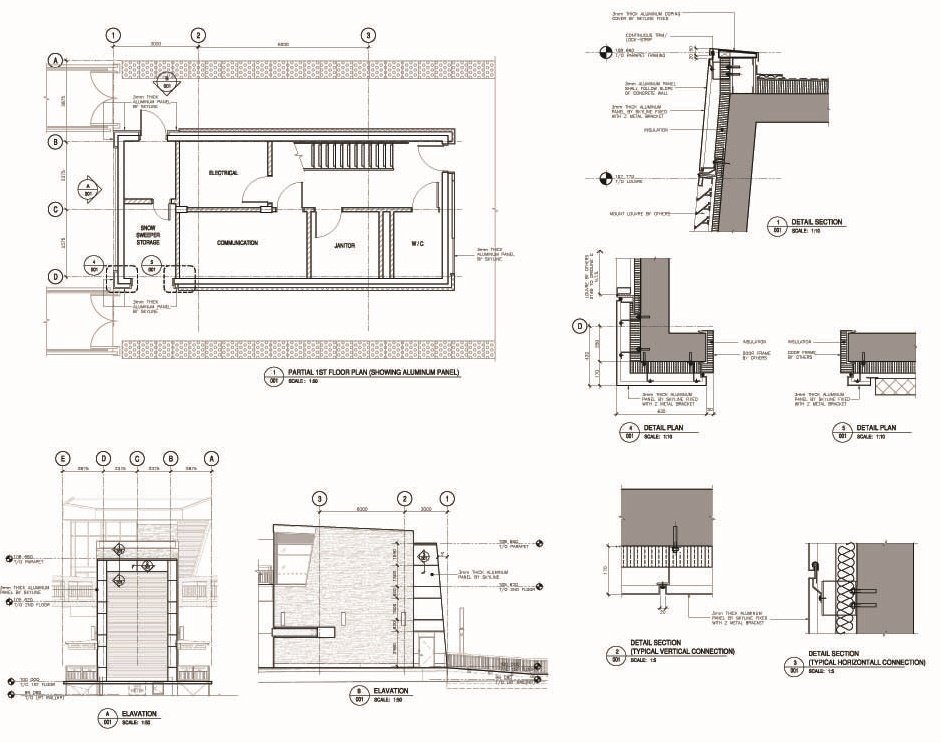 Draw Metal Cladding Metal Claddiing Shop Drawings